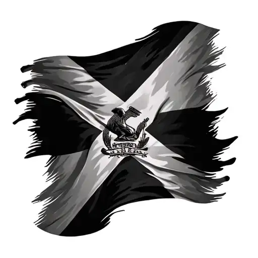 The Dominican Flag With Music