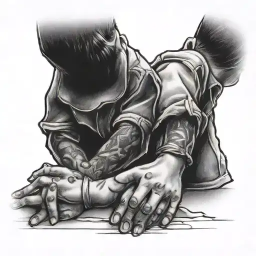 Little Brother Holding Hands