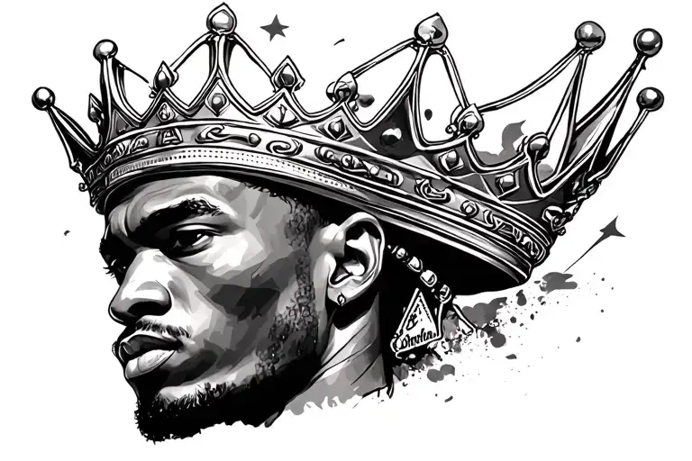 Jordan With Crown Hanging