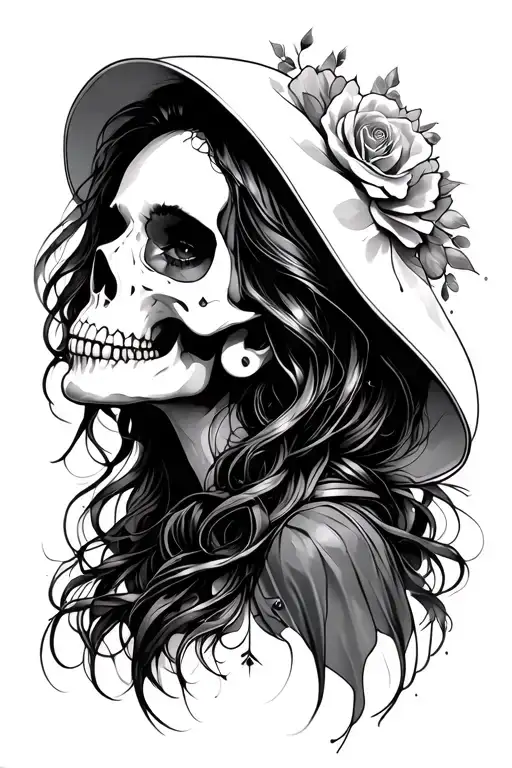 Half Skull Woman