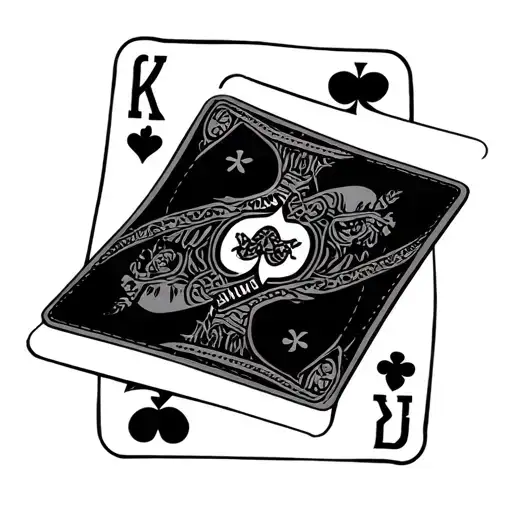 Leather Tooling With A Poker Card That Says Cheating Death