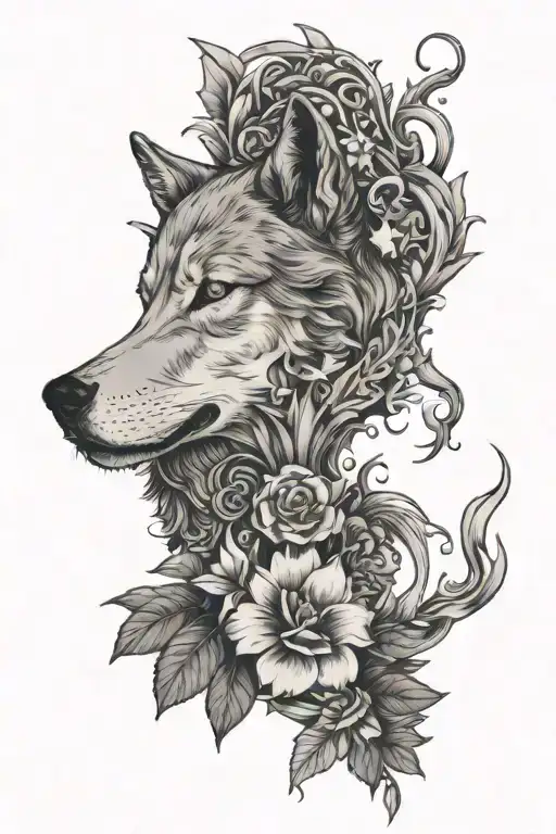 Full Arm Wolf Dog Binary Options Candles Argentine Flag Impatiens Walleriana Flowers And Scales