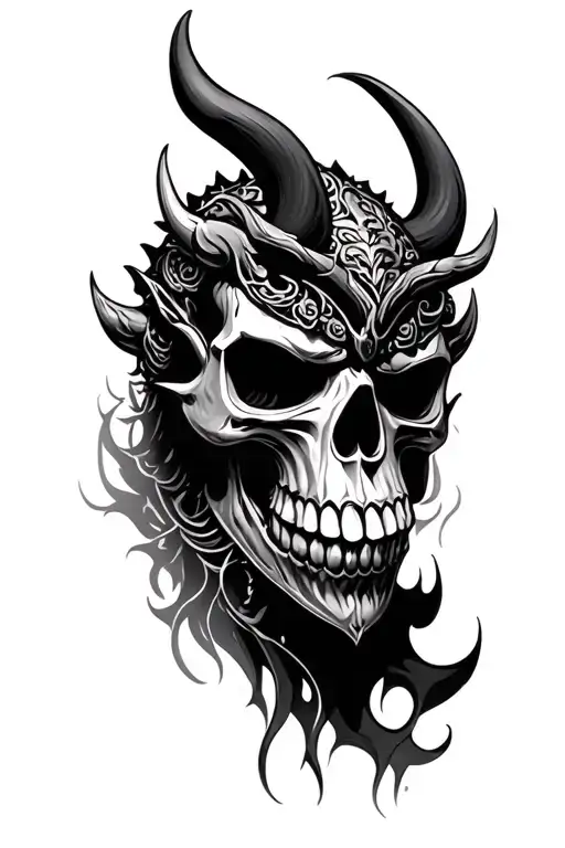 Skull Oni Mask
