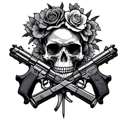 Skull And Guns