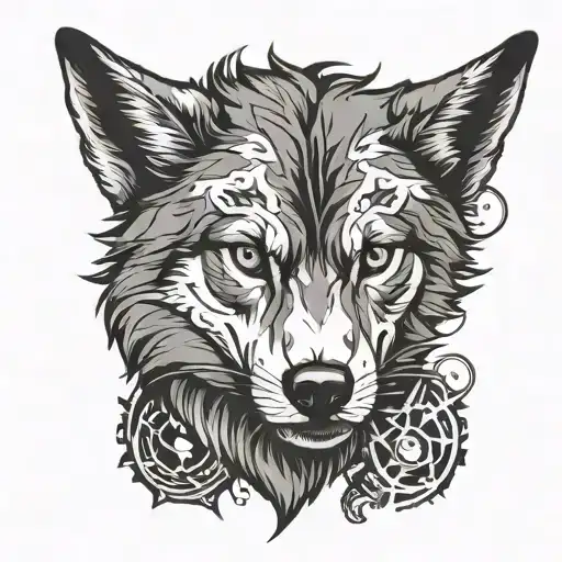 Wolf Tattoo Punk Rock Symbols And Motifs