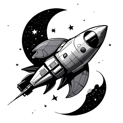 Rocket Ship To The Moon