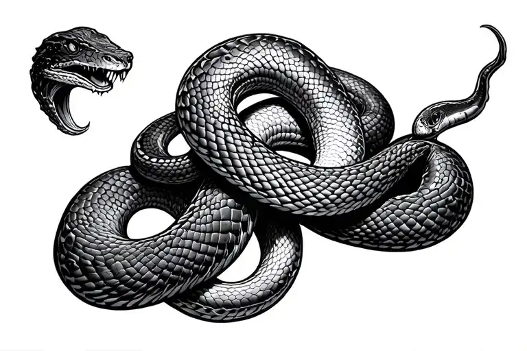 Tangled Snake In Rosales