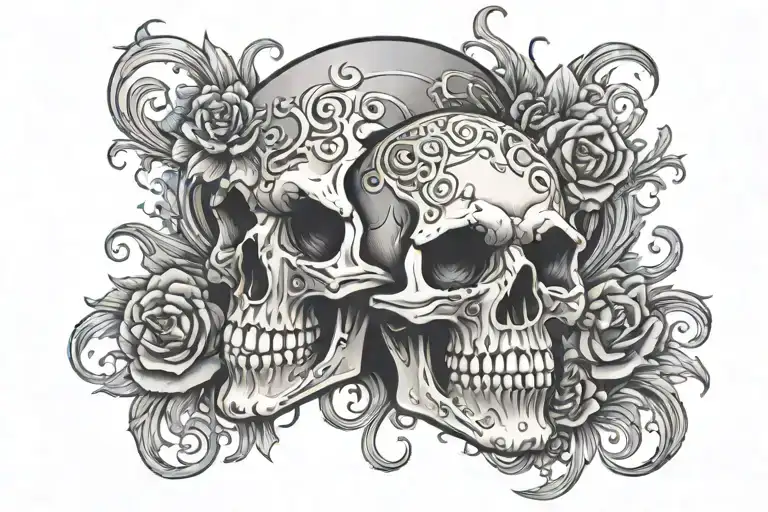 Skull Surrounded