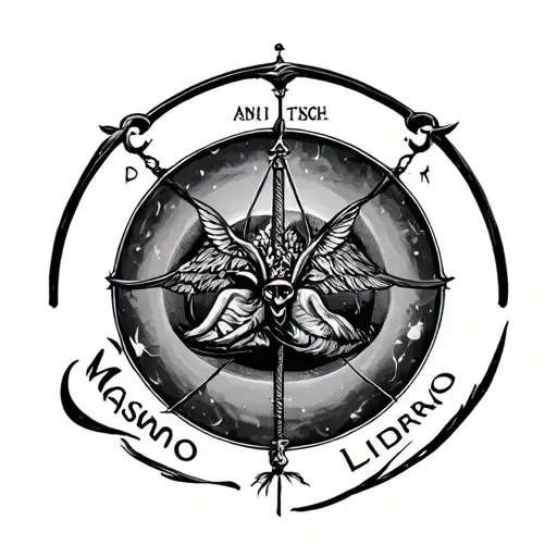 Libra Zodiac Sign With Massmo Name Written
