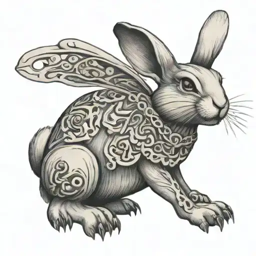 Heart Love Buzz Rabbit Sitting