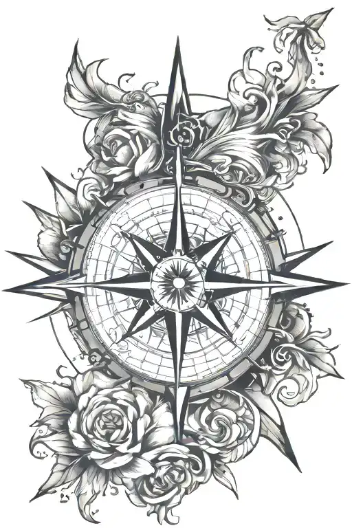 Compass Rose Surrounded