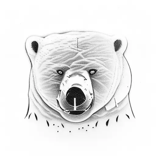 A Snowboarding Security Guard With A Polar Bear Companion Tattoo