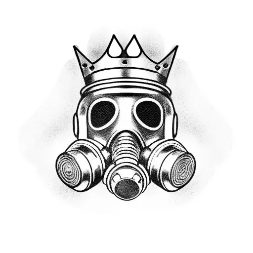 Gasmask With A Crown