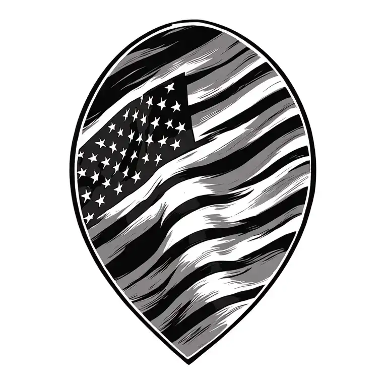 Flag Cut Diagonally Coming