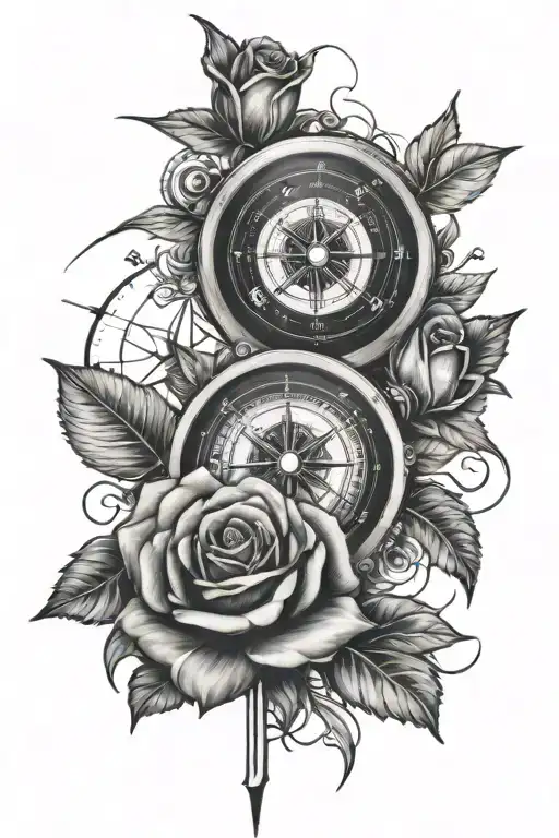 Roses Compass Animal