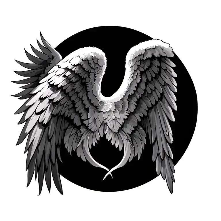 Angel Wings With Names Incorporated