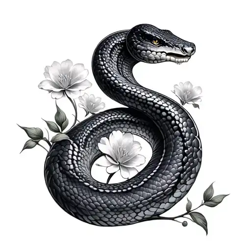 Flowers Snake