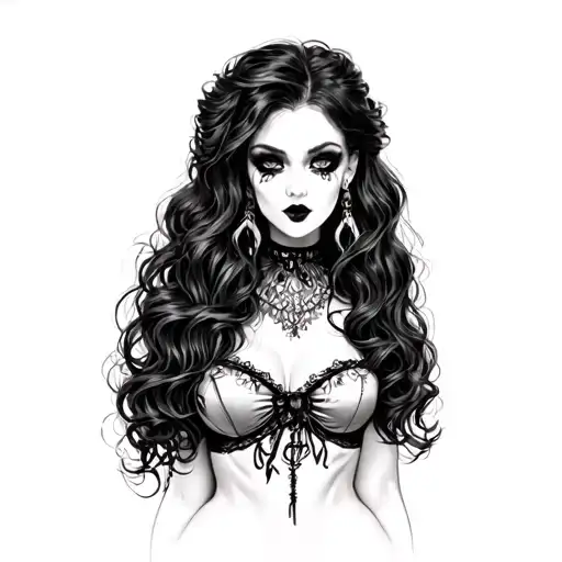 Goth Pinup Girl