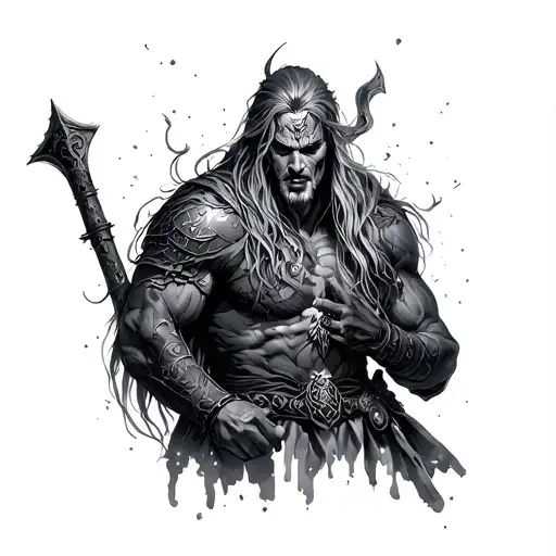 Heartbroken Warrior Tattoo