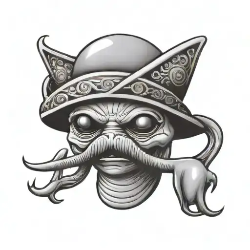 Iphone Alien Emoji Wearing Fez And Have A Turkish Moustache