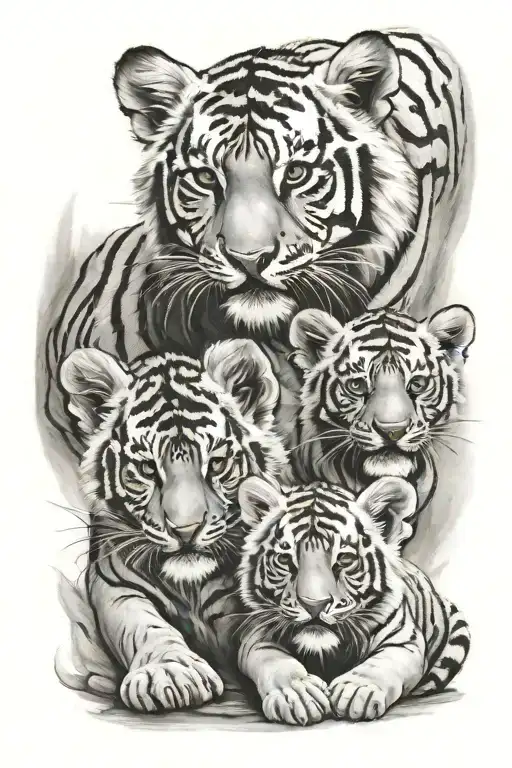 3 Tiger Cubs