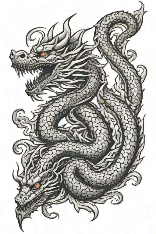 Dragon Coiled