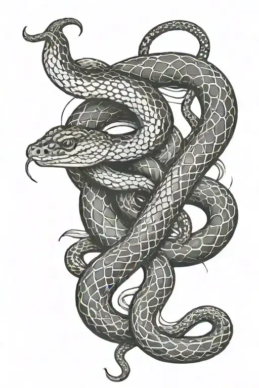 Snakes With Love Elements And Darkness Elements
