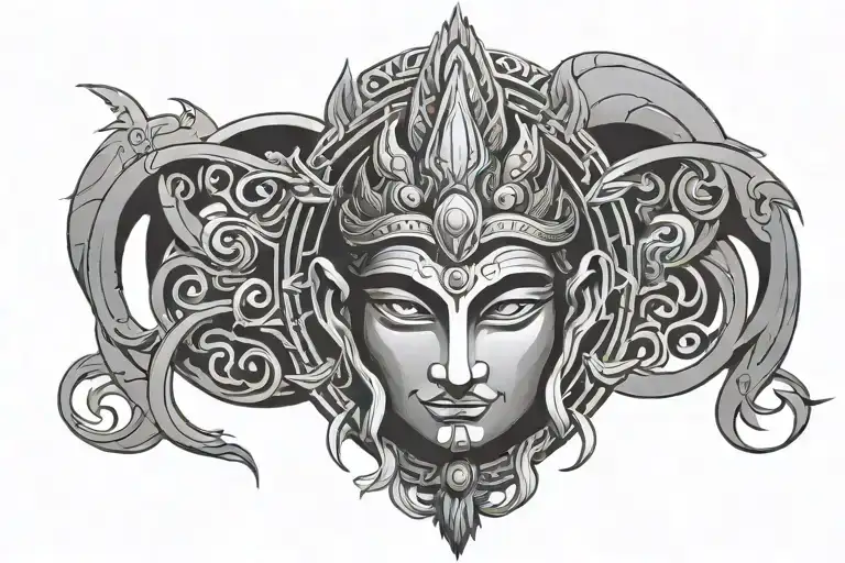 Shiva Tribal Ring Surrounded