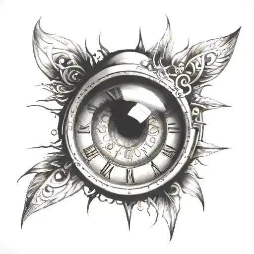 Eye With A Clock