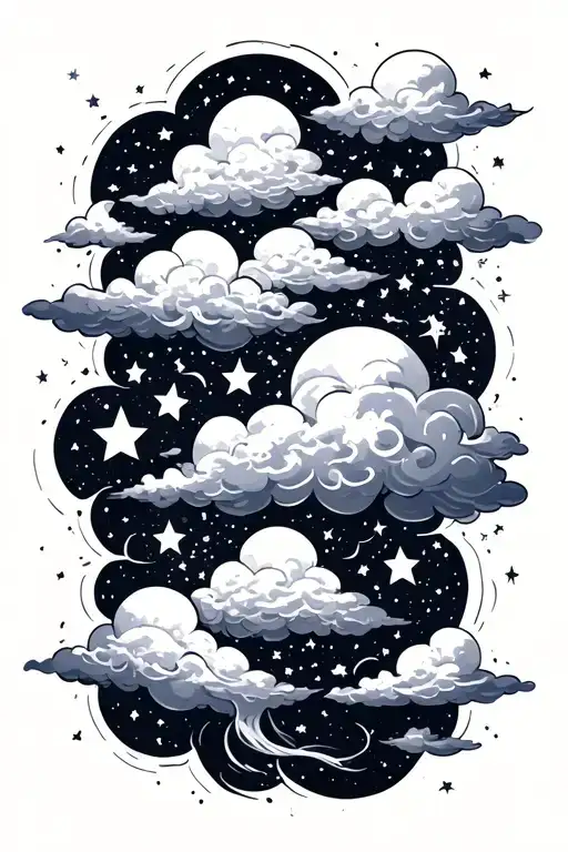 Clouds Surrounding Stars Forming