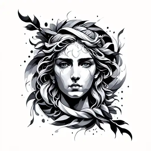 Greek Mythology Abstract Design