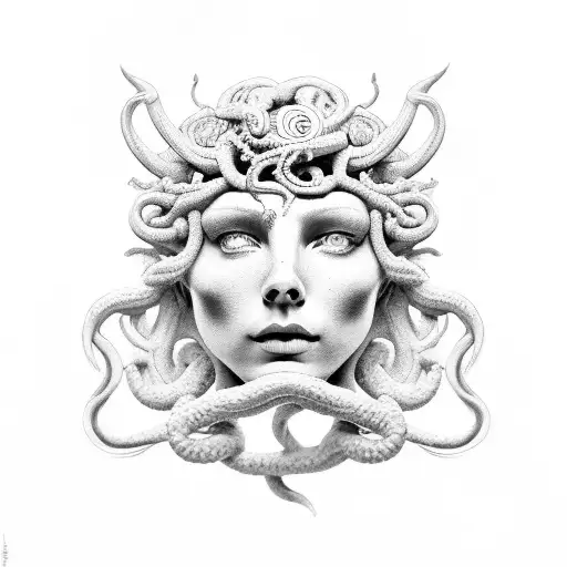 Dagger Through Medusa Head