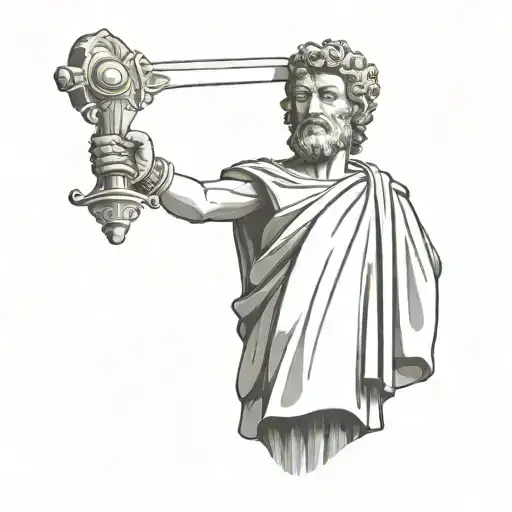 Marcus Aurelius With Sword