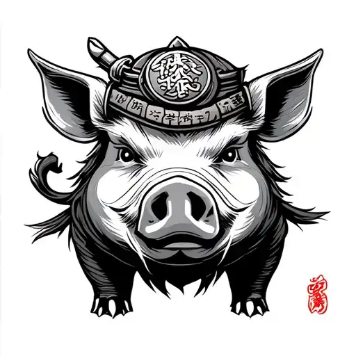 Year Of The Samurai Pig