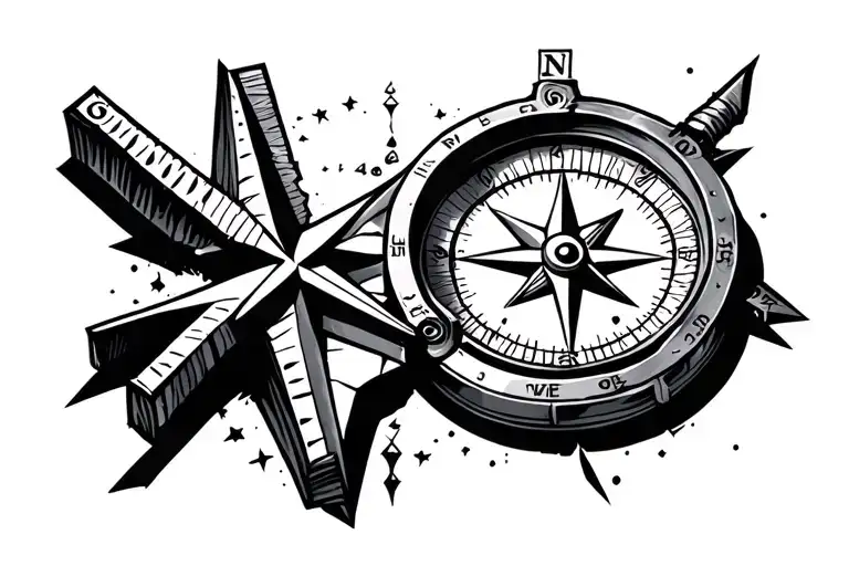 Broken Compass With No Idea Of Direction