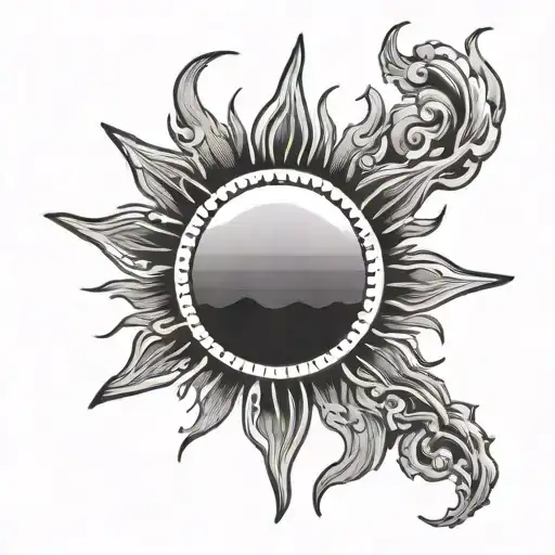 Sun And Phrase That Says