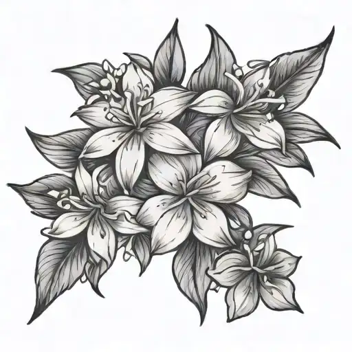 Healing Symbol Jasmine Flowers