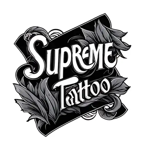 The Word Supreme Tattoo