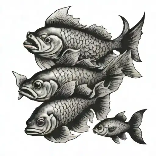 Family Of Four Don't Trust Fish