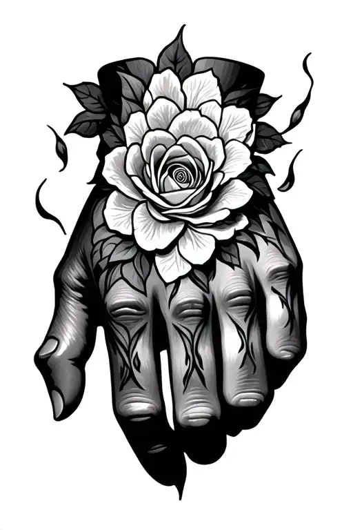 Hand Tattoo Design