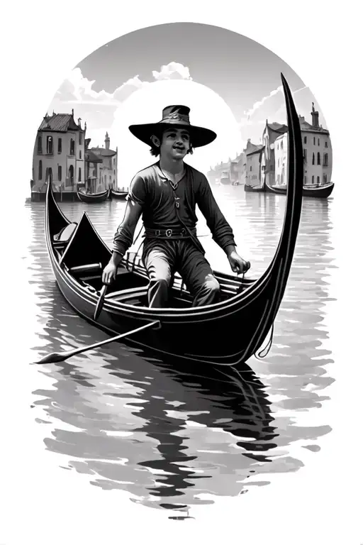 Little Man In A Gondola