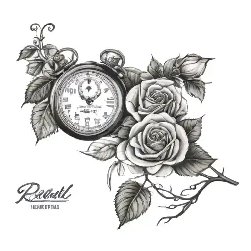 Rose Bush Stopwatch