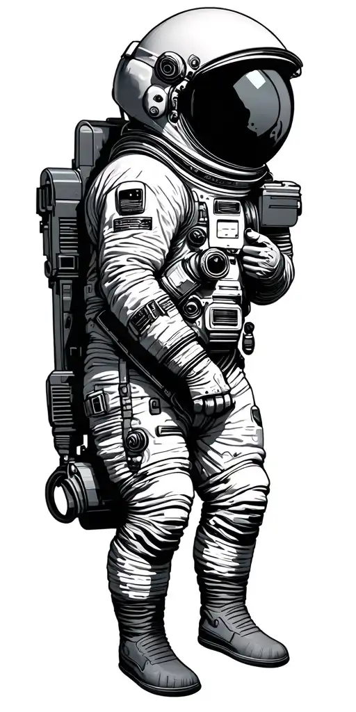 Astronaut Holding World