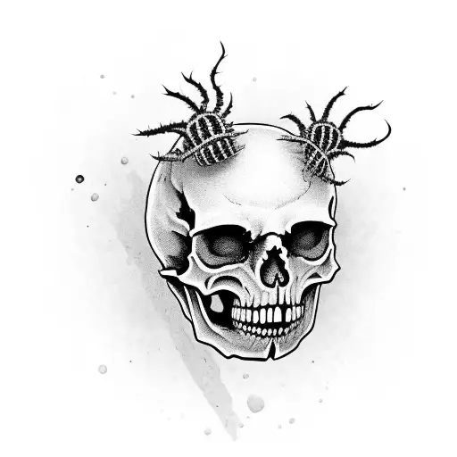 Scarecrom Skull Cactus