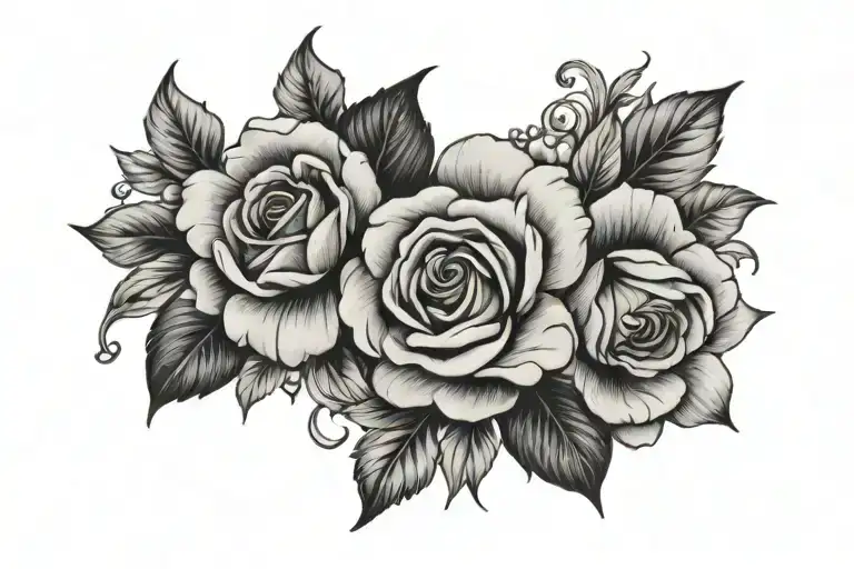 November Birthday Flowers Bracelet