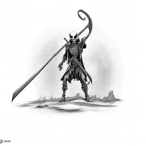 Grim Reaper With Scythe