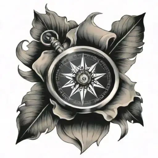 Compass With A Sleeve