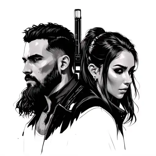 David Martinez And Rebbeca And Lucy From Cyberpunk 2077
