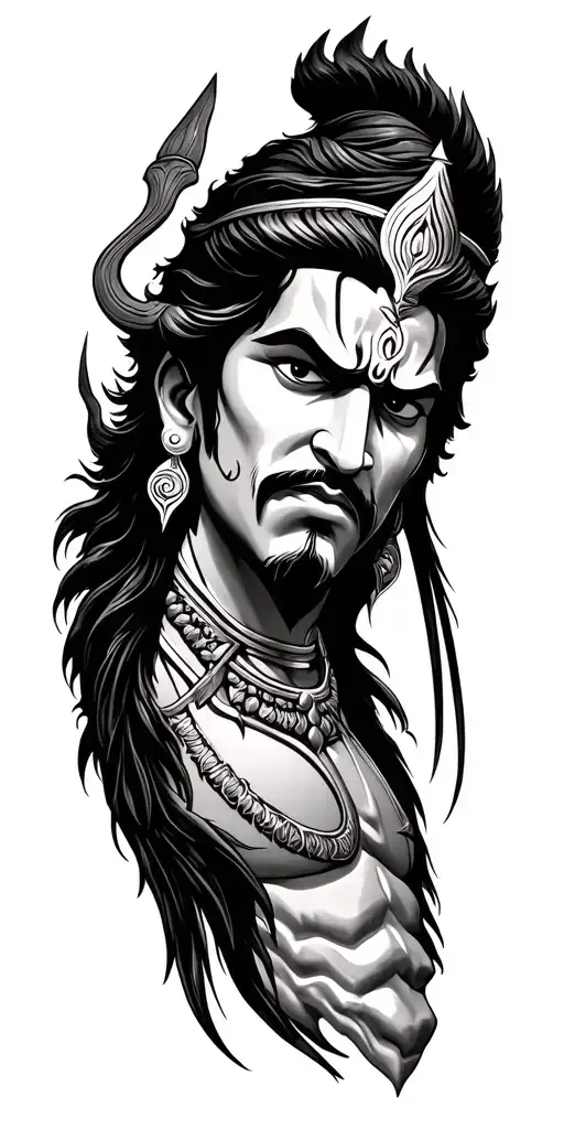 Angry Lord Shiva