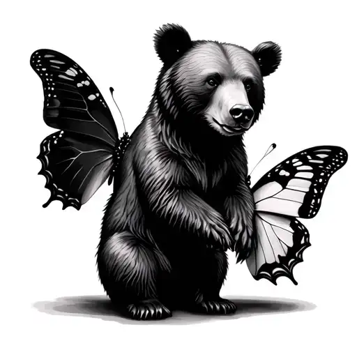 Bear And Butterfly